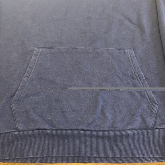 Under Armour UA Navy Blue Rival Comfort Pullover Hoodie Sweatshirt Mens Sz M - Picture 3 of 9